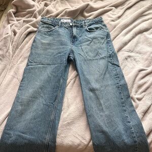 Zara Blue Wide Leg Women's Jeans